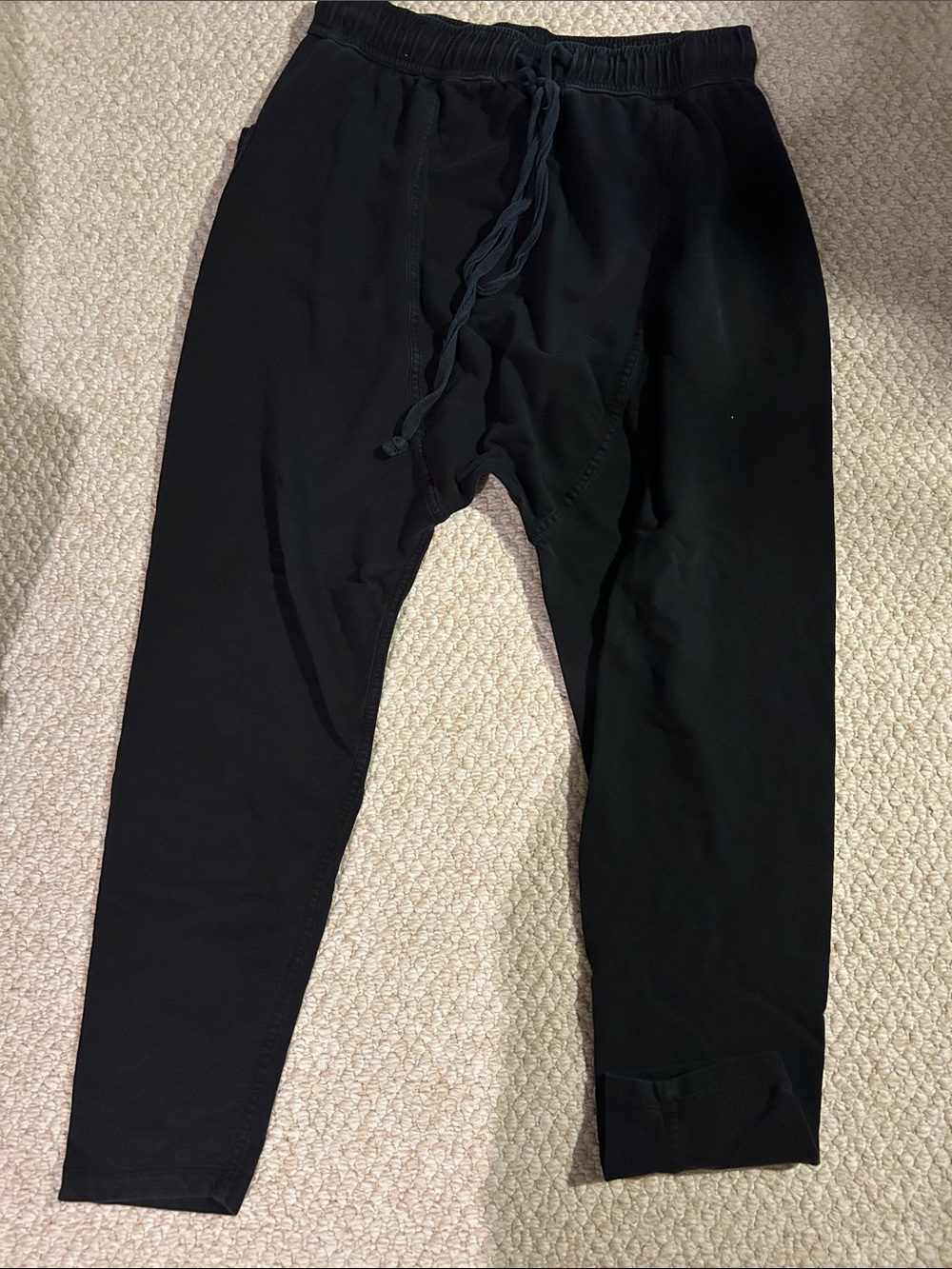 Nicholas K Black Drawstring Jogger Pants